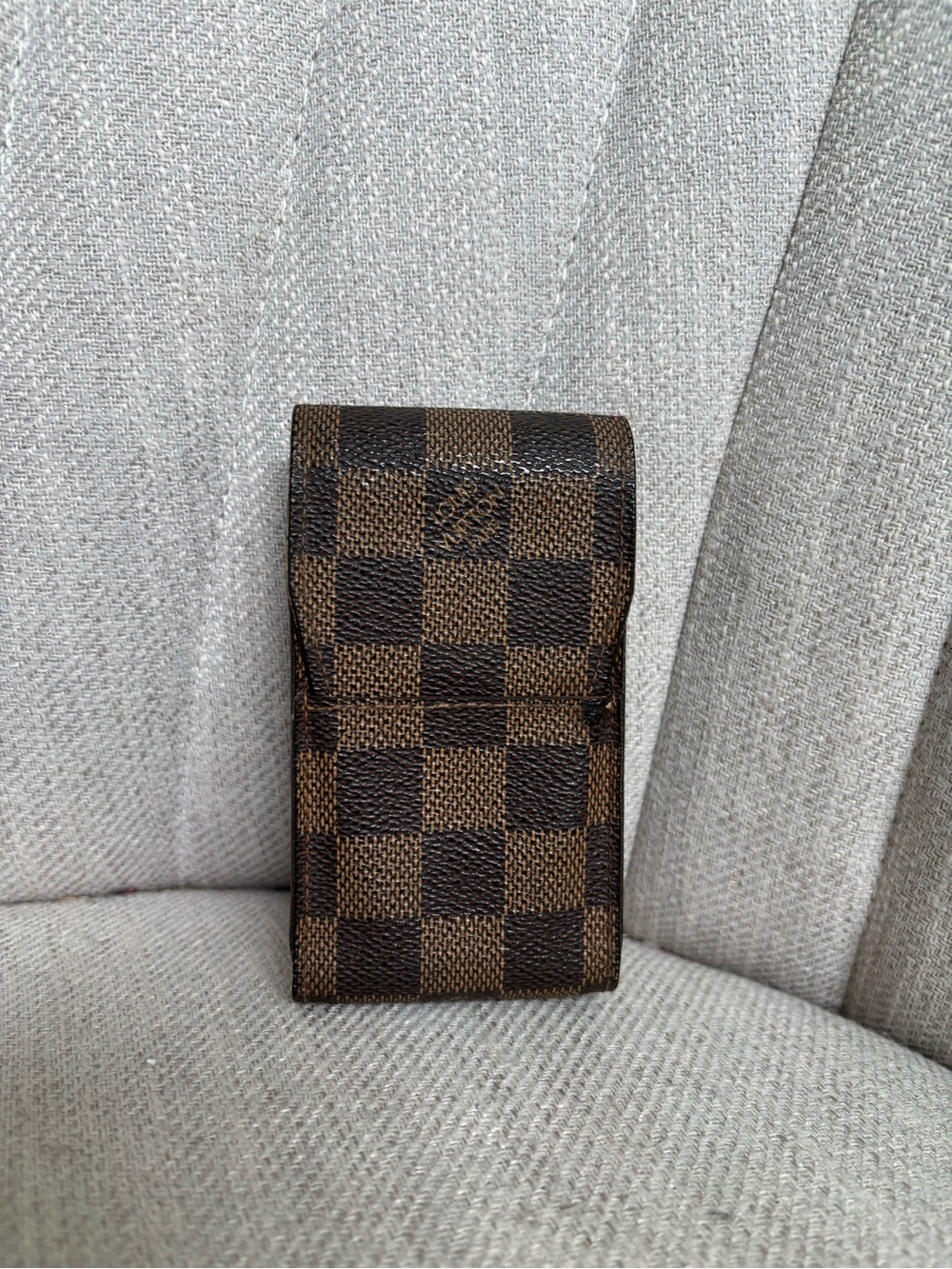 LOUIS VUITTON Damier Ebene Mini Pouch